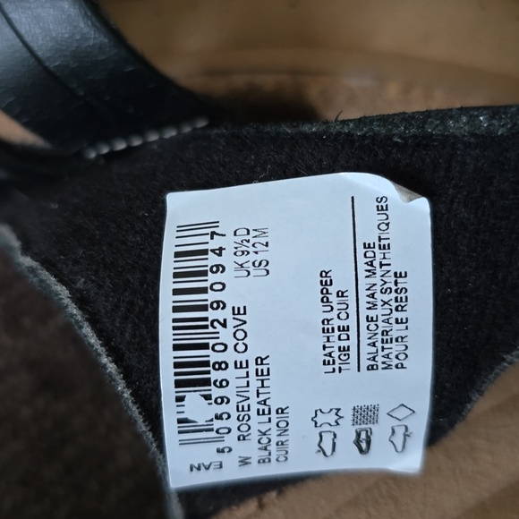 CLARKS BRAND WOMEN'S BLACK LEATHER SUMMER SANDALS SIZE 12 - Picture 10 of 14